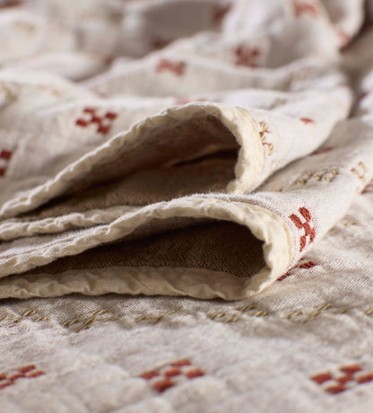 Cassie 100% Cotton Quilted Throw