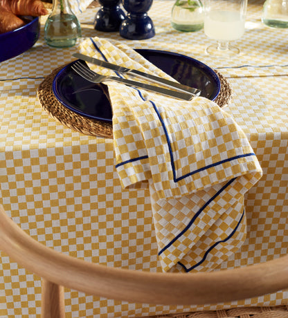 Glassette Cecilia 100% Cotton Rectangle Tablecloth