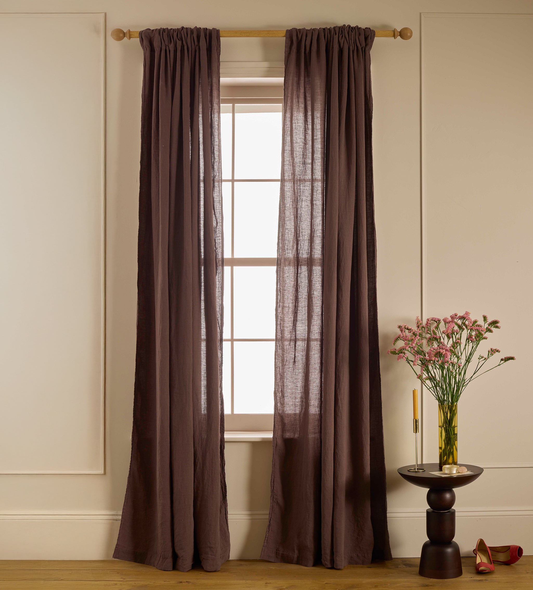 Cocoa 100% Linen Bed Linen
