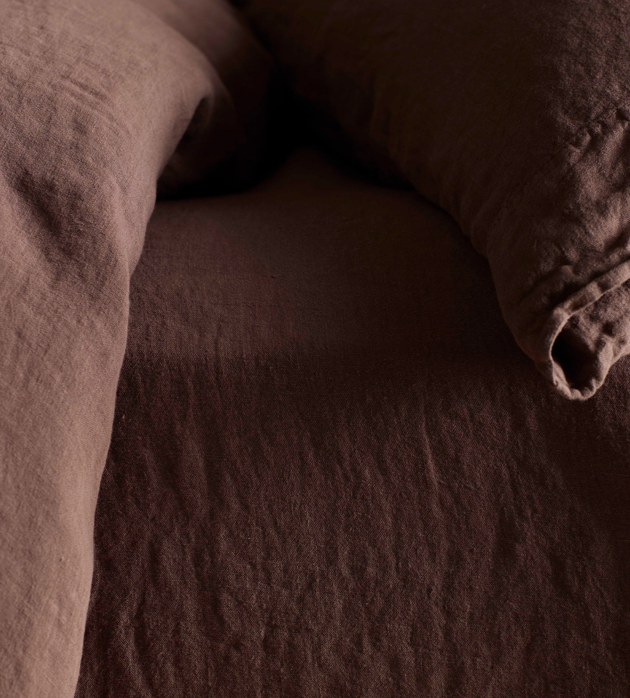 Cocoa 100% Linen Bed Linen