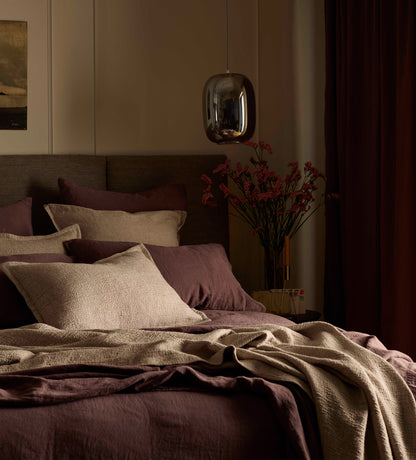 Cocoa 100% Linen Bed Linen