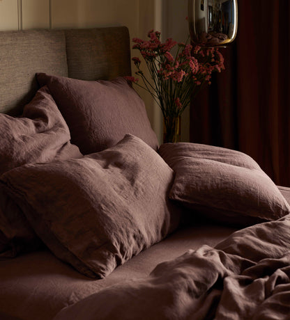 Cocoa 100% Linen Bed Linen