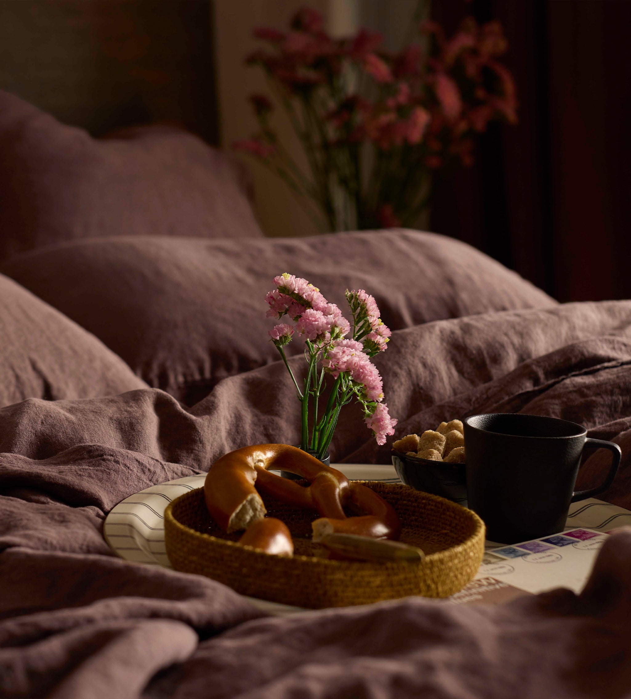 Cocoa 100% Linen Bed Linen
