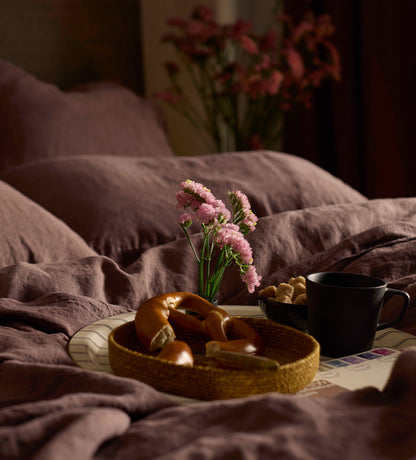 Cocoa 100% Linen Bed Linen