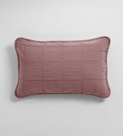 Vintage Rose Finn 100% Cotton Quilted Cushion Cover