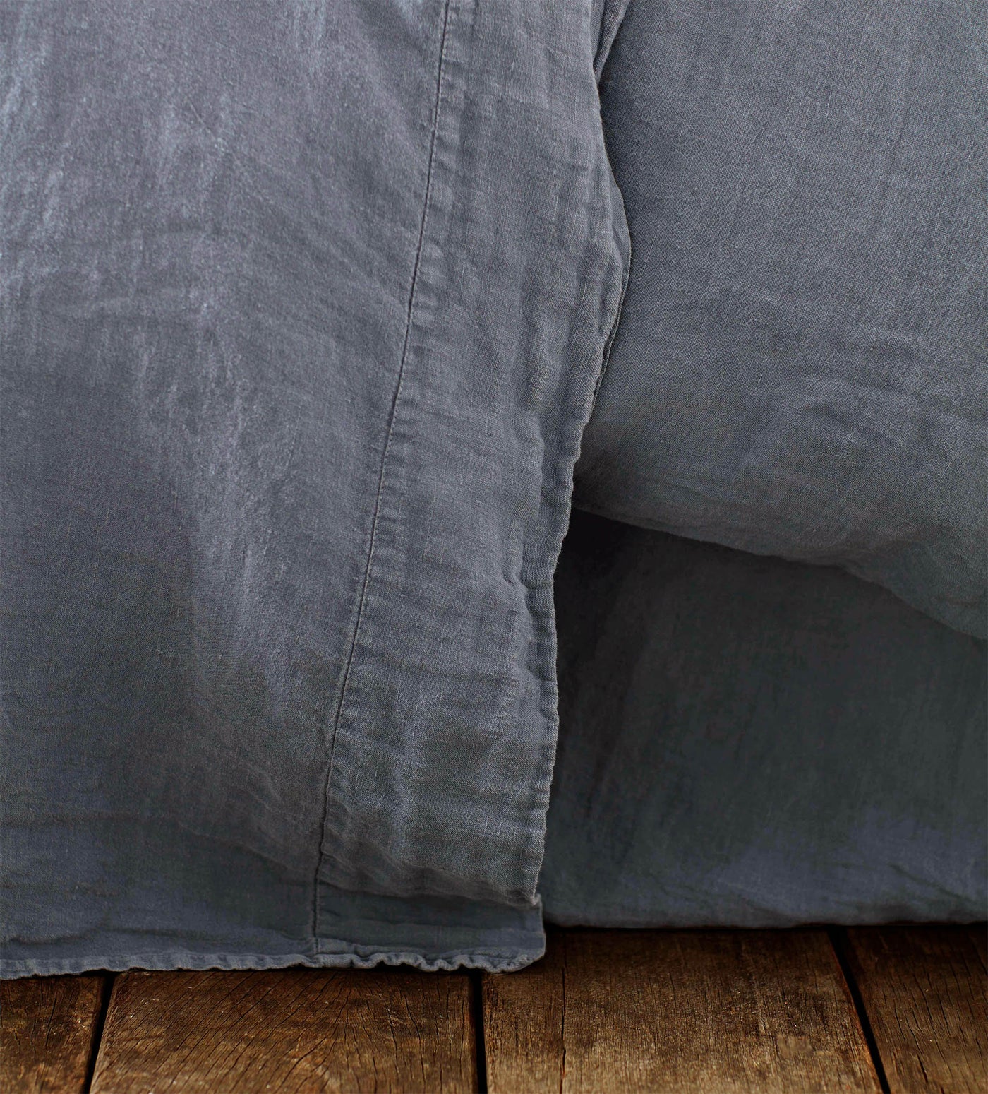 French Blue 100% Linen Bed Linen