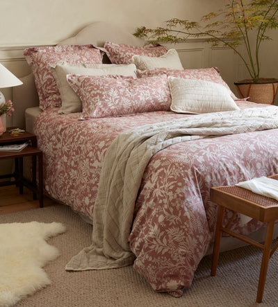 Fern Jacquard 100% Cotton Duvet Cover