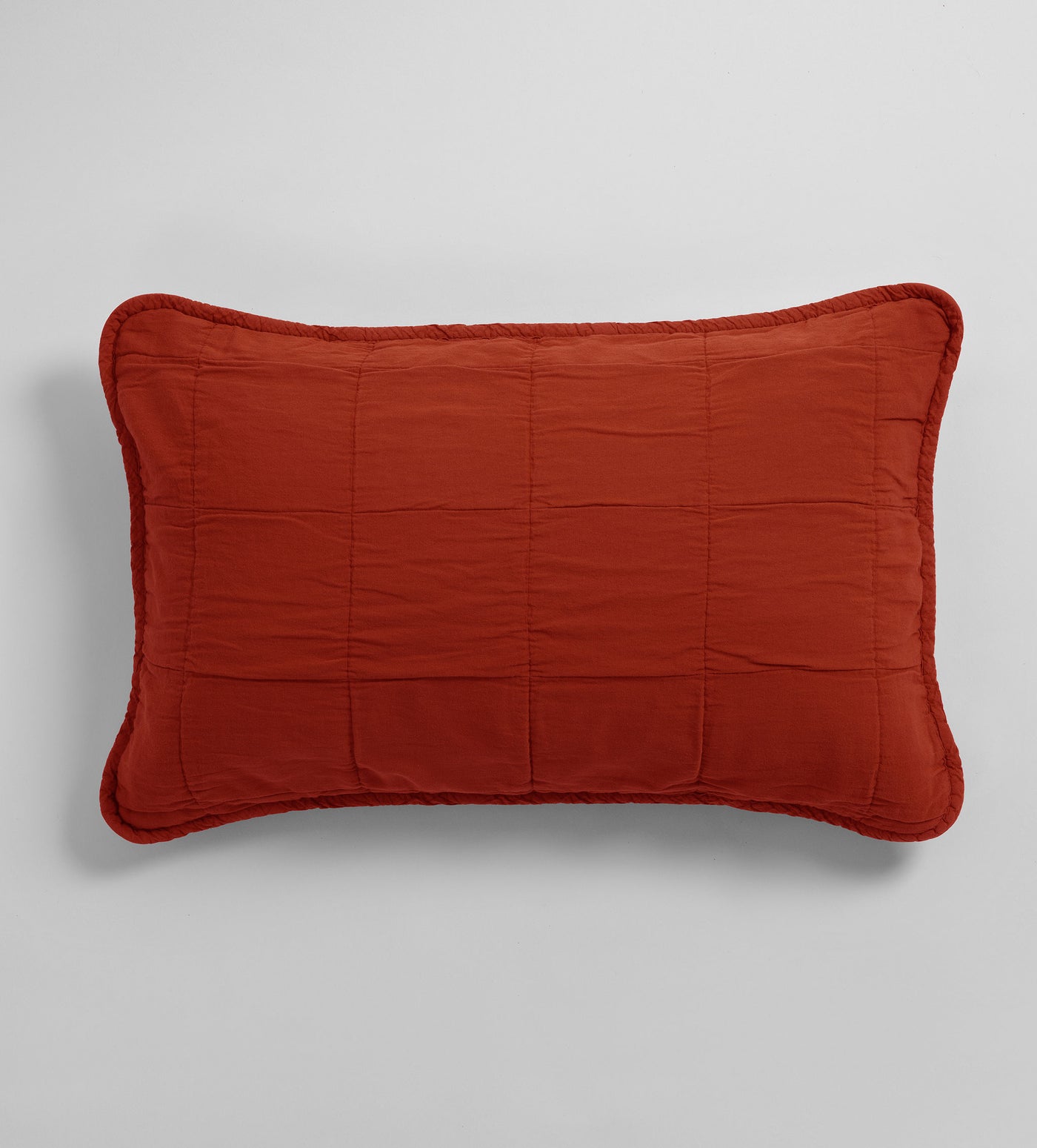 Paprika Finn 100% Cotton Quilted Cushion Cover