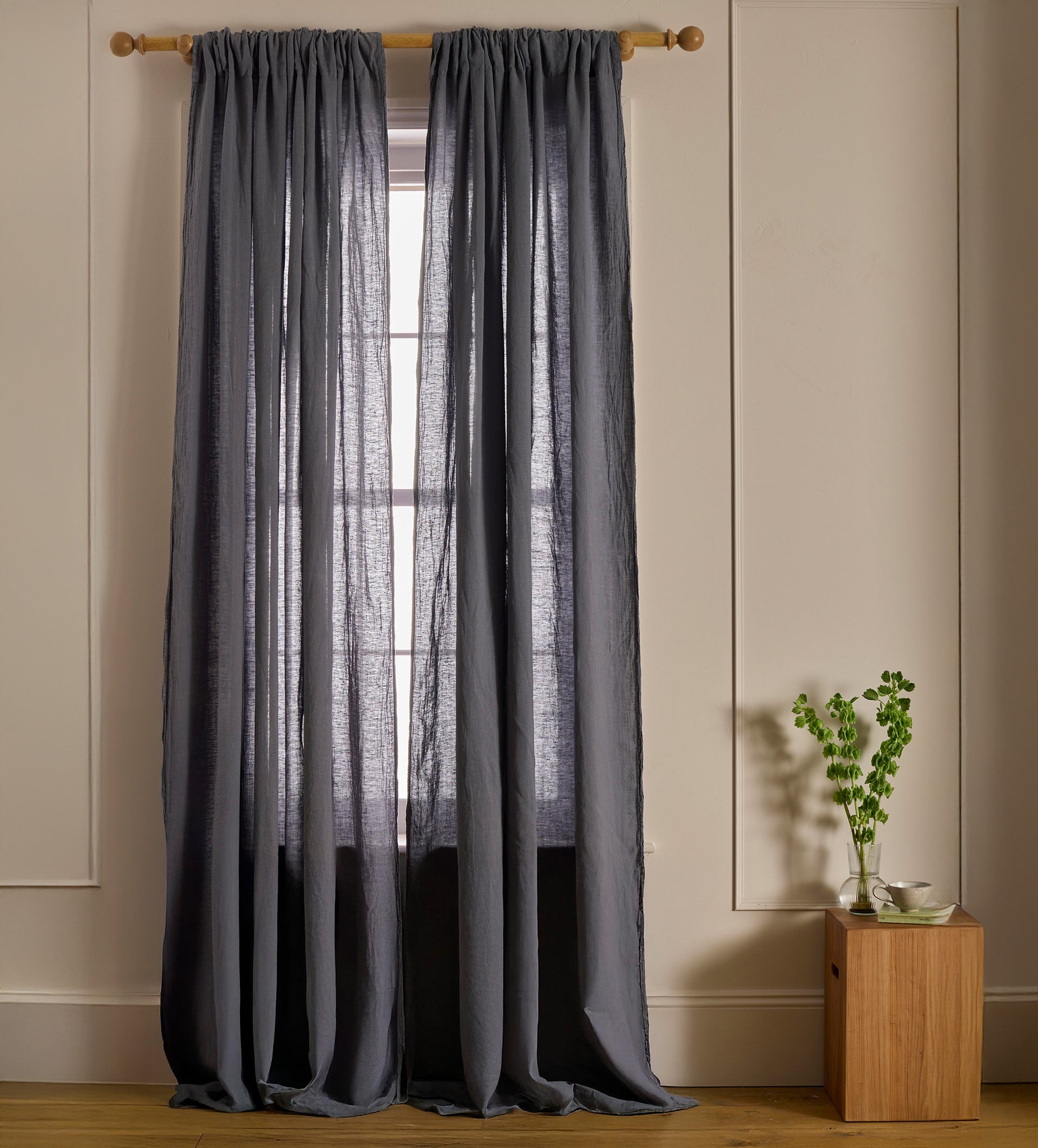French 100% Loop Top Curtain