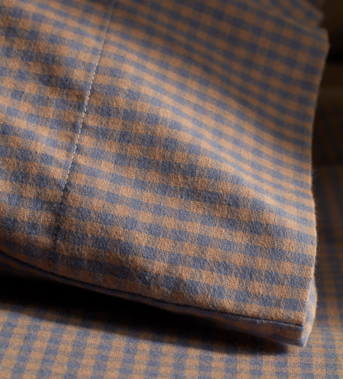 Georgie Gingham Brushed 100% Organic Cotton Duvet Cover