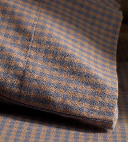 Georgie Gingham Brushed 100% Organic Cotton Duvet Cover
