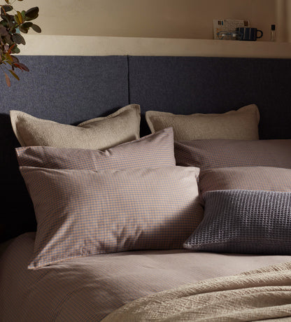 Georgie Gingham Brushed 100% Organic Cotton Bed Linen
