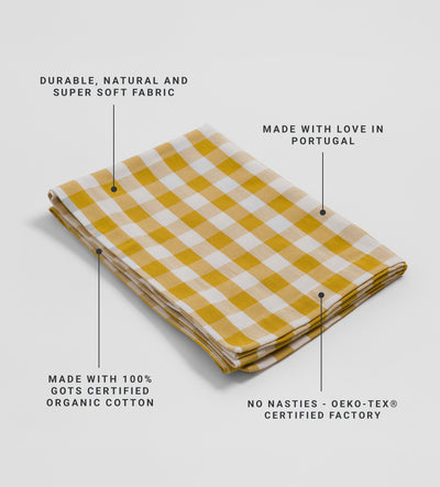 Saffron Heidi 100% Organic Cotton Table Runner