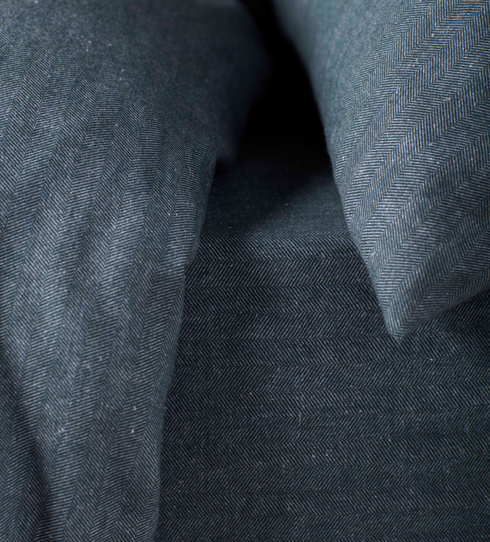 Darkest Spruce Henry Brushed 100% Organic Cotton Pillowcase