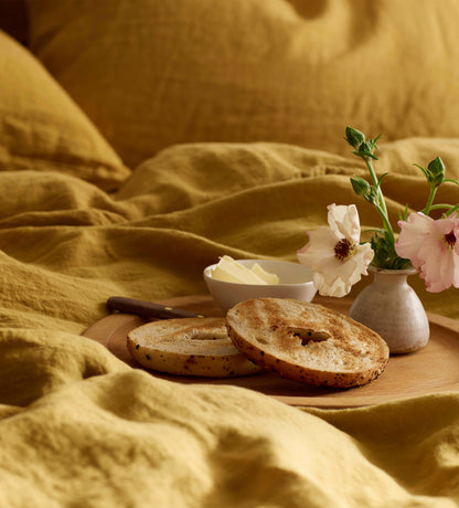 Honey 100% Linen Bed Linen