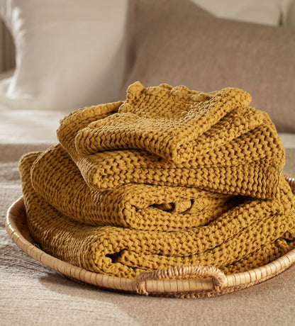 Honey 100% Organic Cotton Waffle Towel