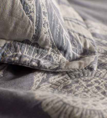 French Blue Iona 100% Cotton Cushion Cover
