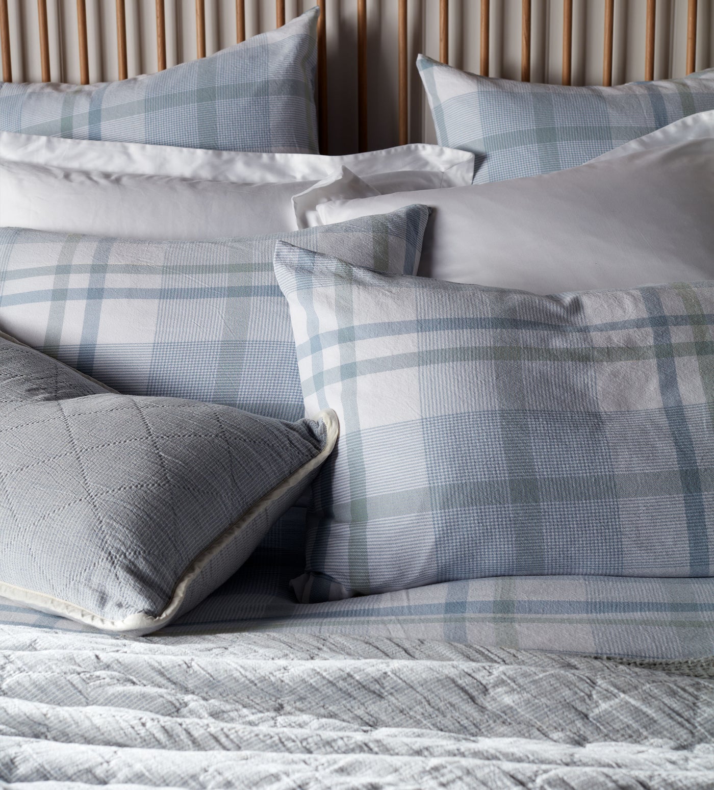 Check Pattern Bed Linen Lauren Check 100% Cotton Bed Linen | Secret Linen Store