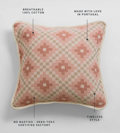 Lally 100% Cotton Cushion Cover