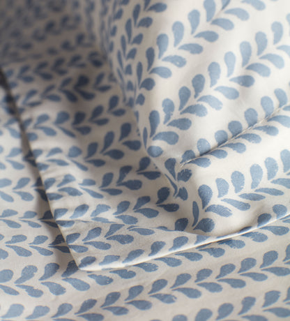 Molly Mahon Blue Bindi 100% Cotton Bed Linen