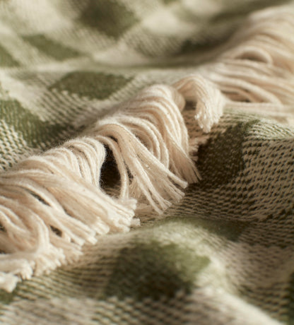 Margot Gingham 100% Cotton Throw