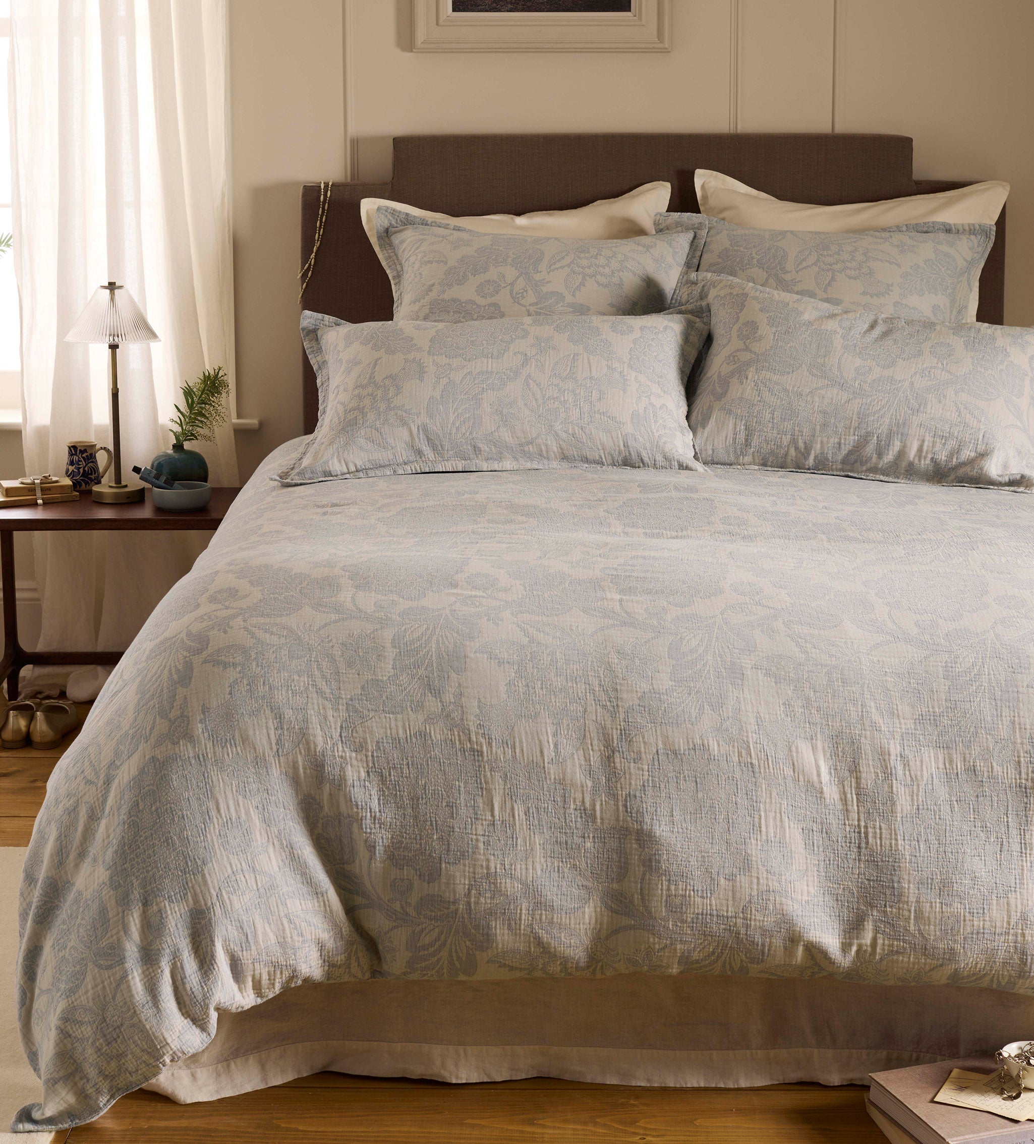 Matilda Jacquard 100% Cotton Bed Linen