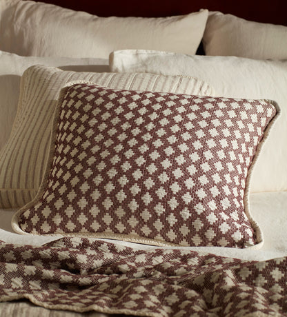 Maya 100% Cotton Quilted Cushion Cover
