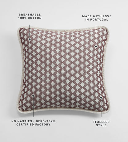 Maya 100% Cotton Quilted Cushion Cover
