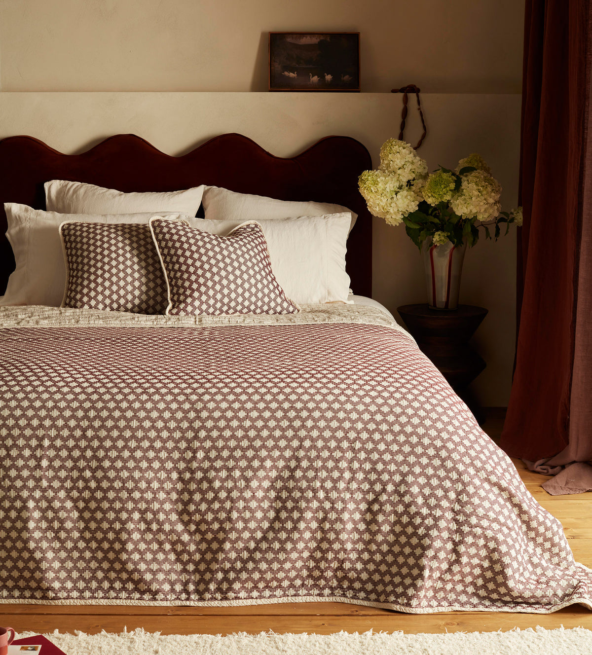 Maya 100% Cotton Quilted Cushion Cover