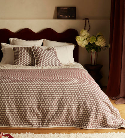 Maya 100% Cotton Quilted Cushion Cover