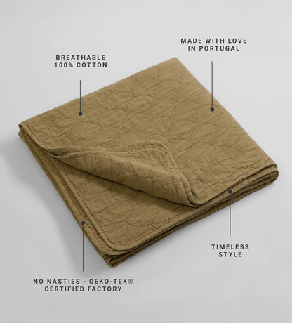 Milo 100% Cotton Quilted Throw