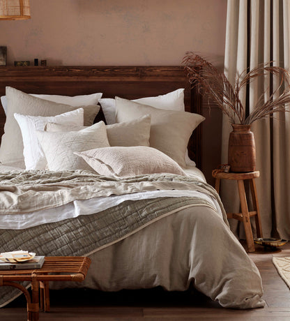 Natural 100% Linen Fitted Sheet