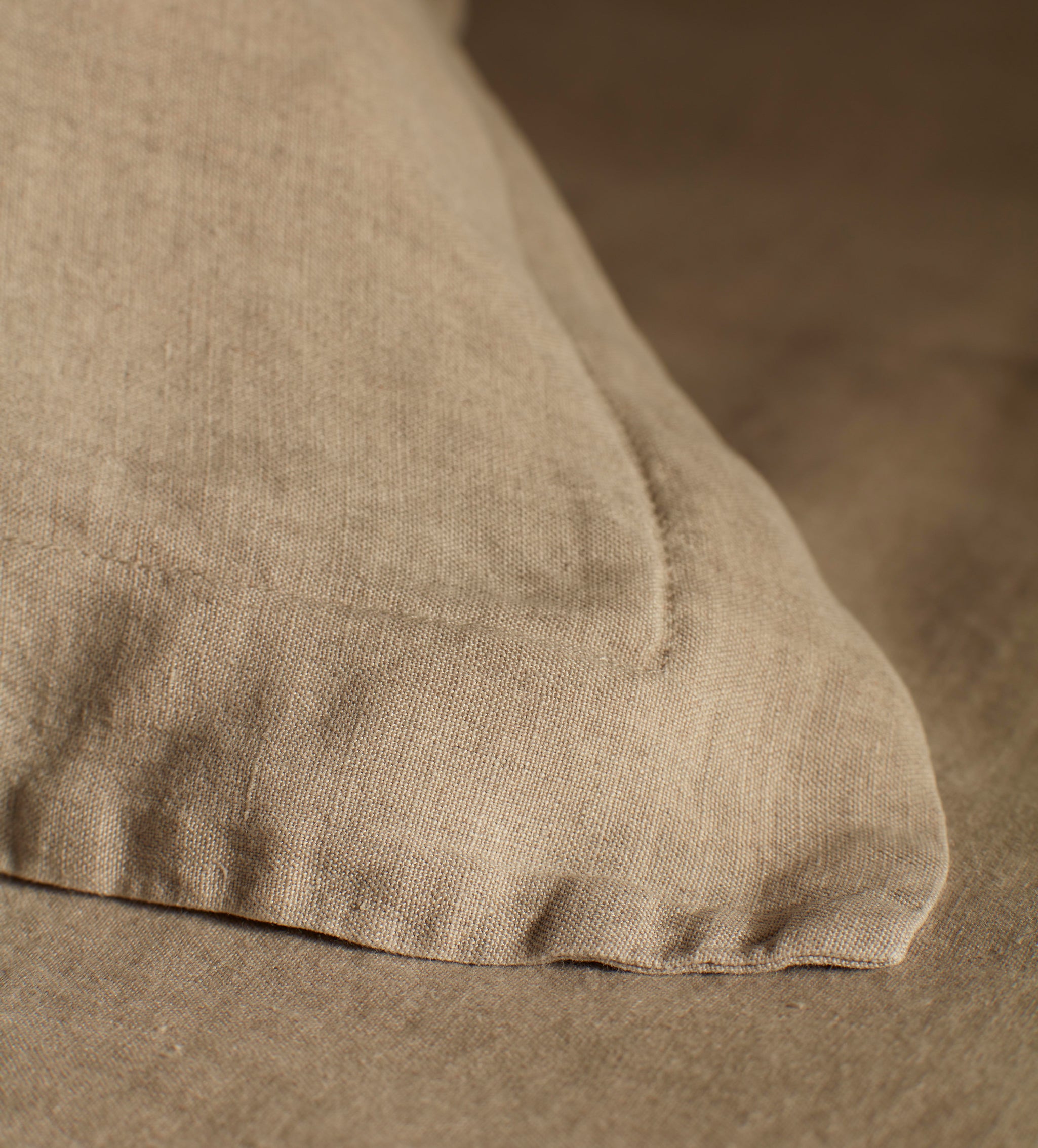Natural 100% Linen Oxford Pillowcase