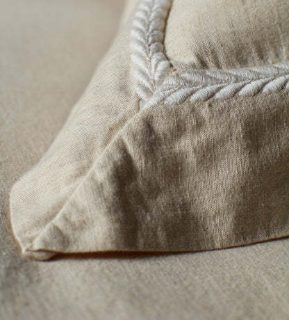 Natural Charlotte Cotton Linen Bed Linen
