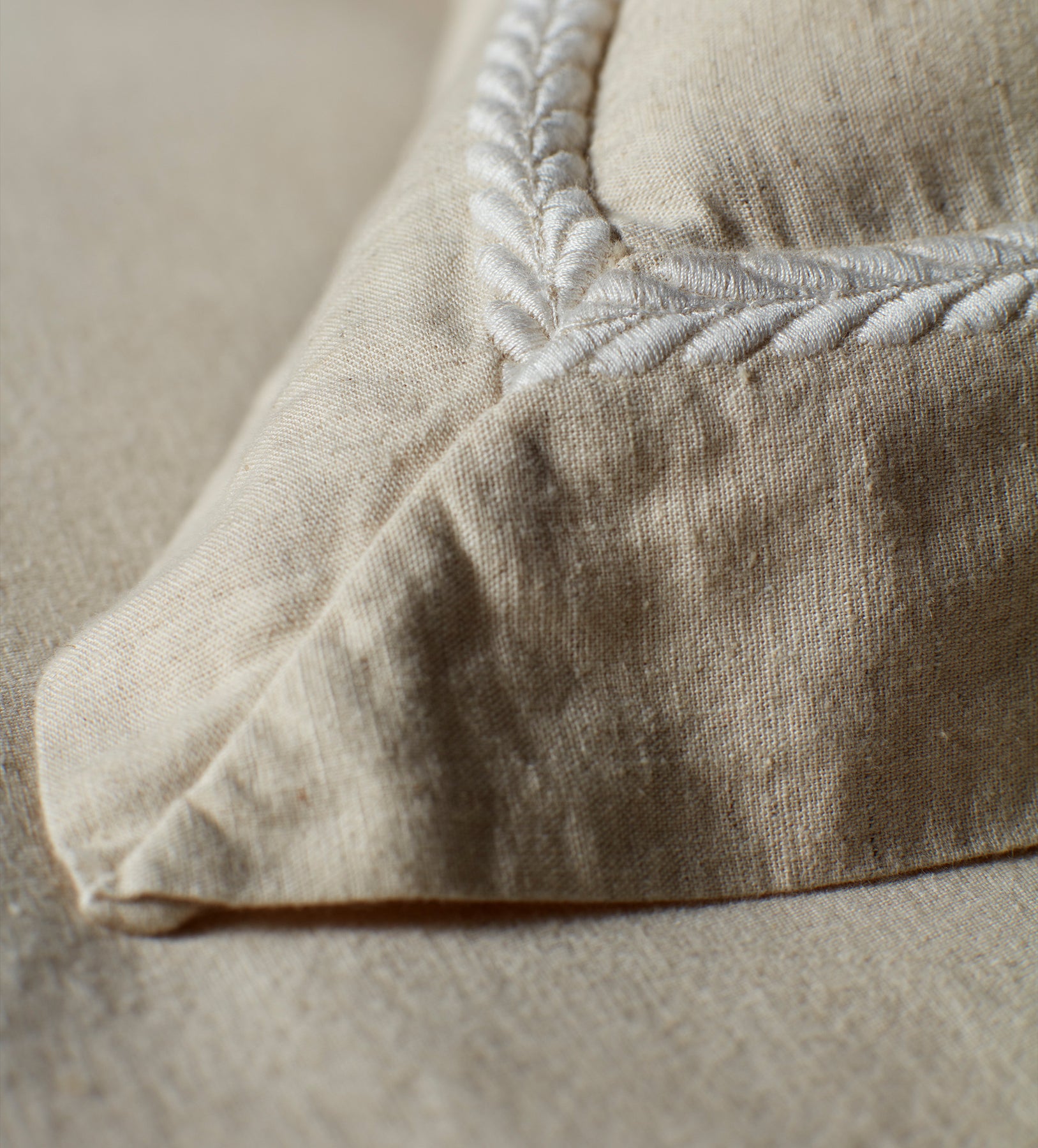 Linen Store Natural Charlotte Bed Linen | Secret Linen Store