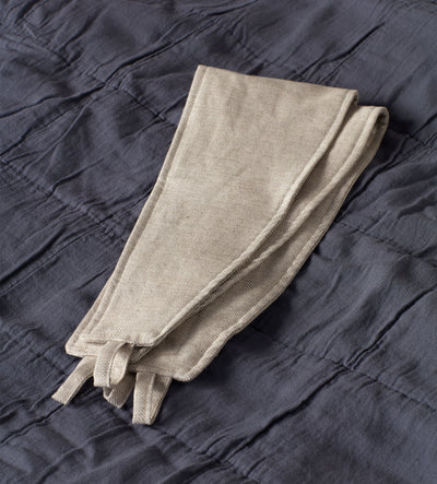 Natural Twill Cotton Linen Curtain Tie Backs (Pair)