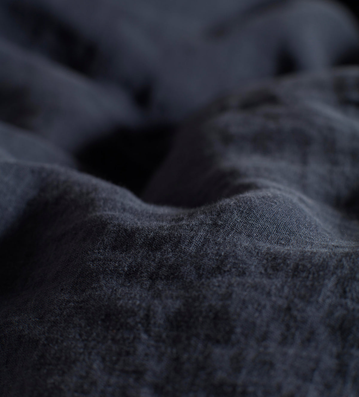 Navy Blue 100% Linen Duvet Cover