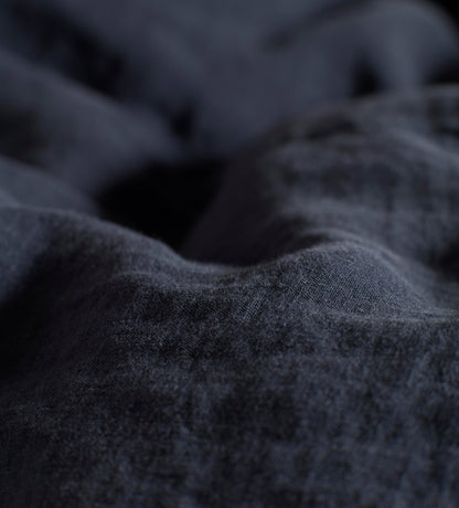 Navy Blue 100% Linen Duvet Cover