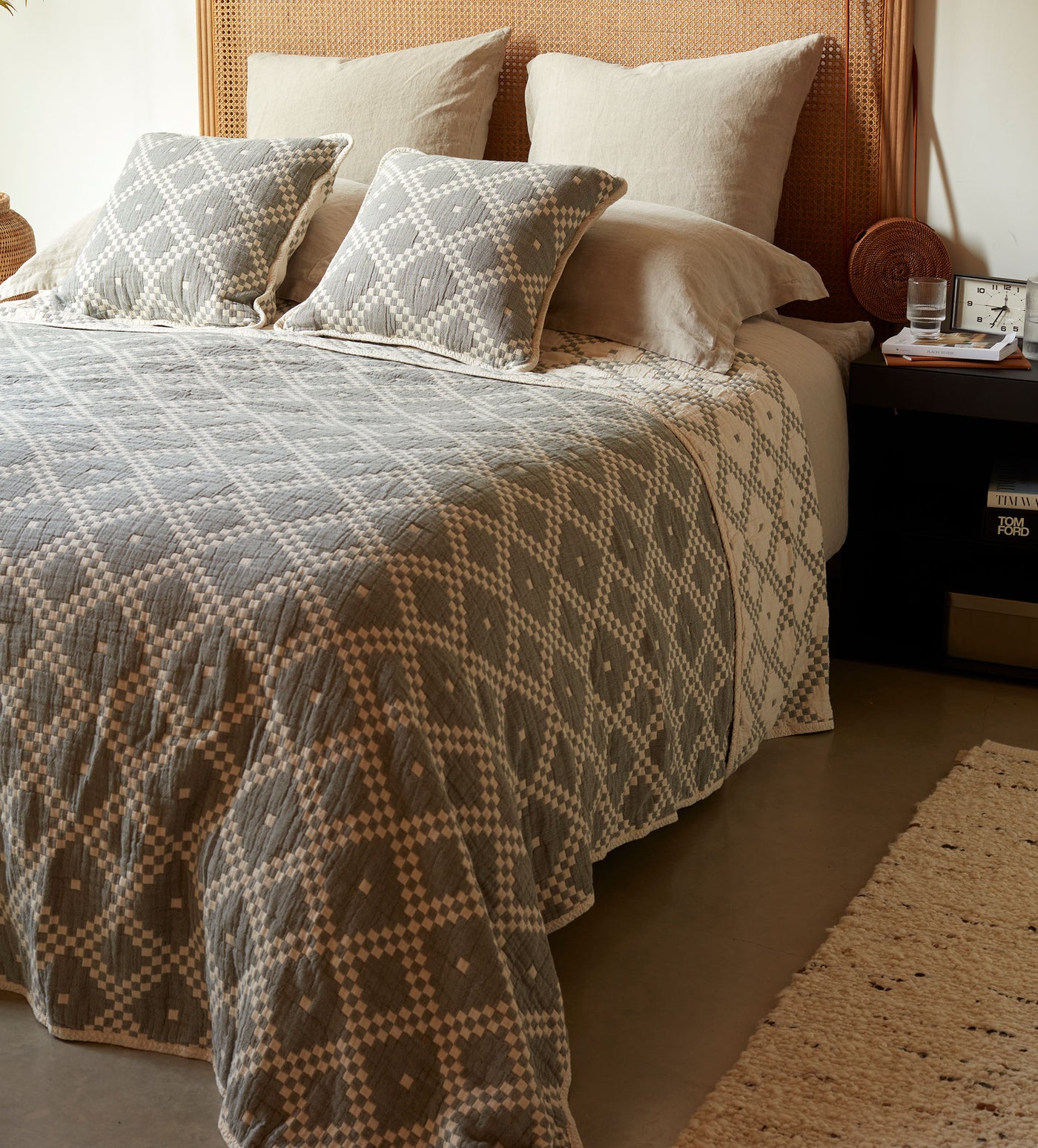 Olive Green Jodie 100% Cotton Cushion Cover