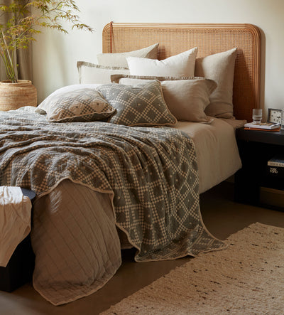 Olive Green Jodie 100% Cotton Cushion Cover