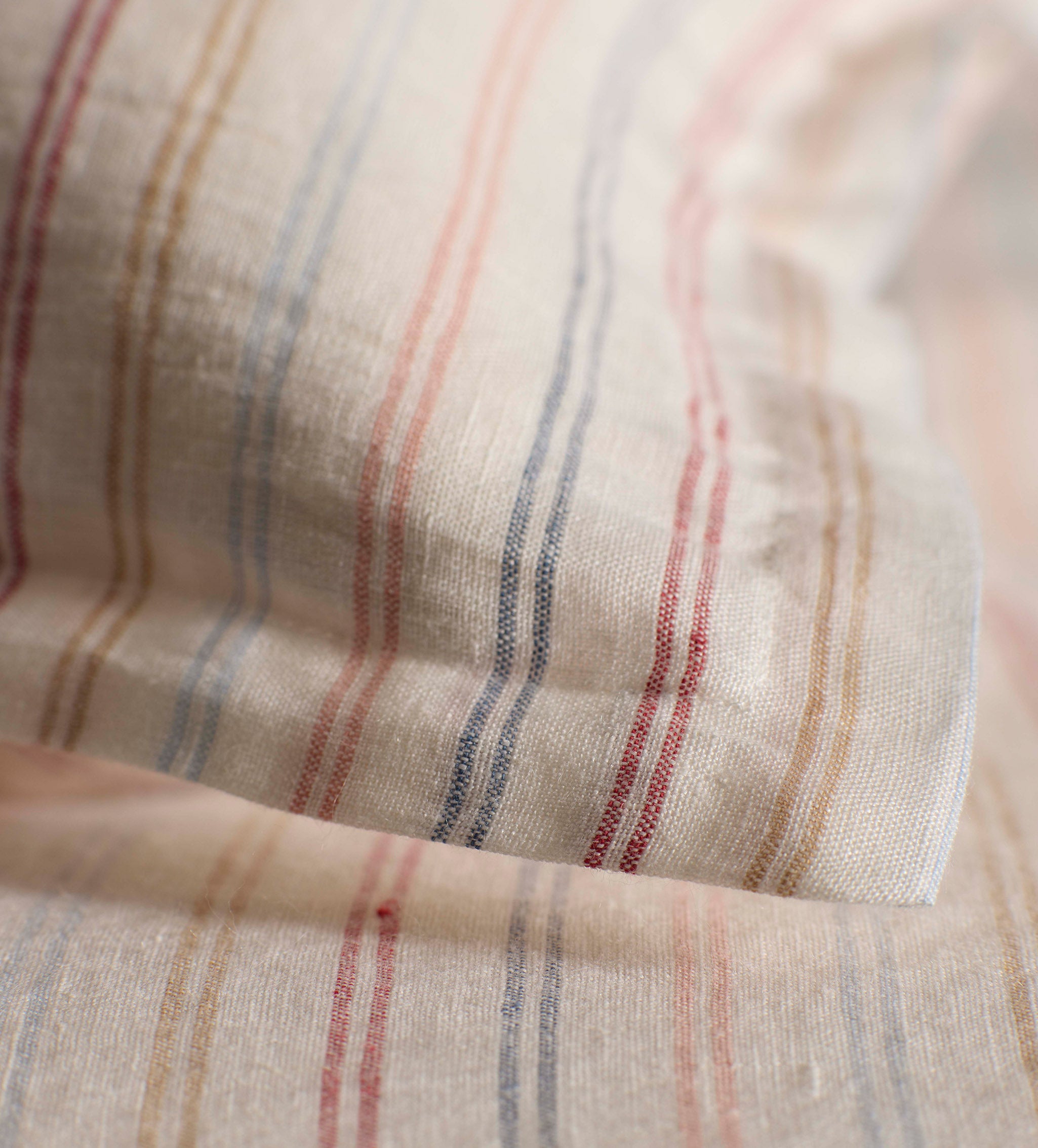 Olivia Stripe 100% Linen Bed Linen