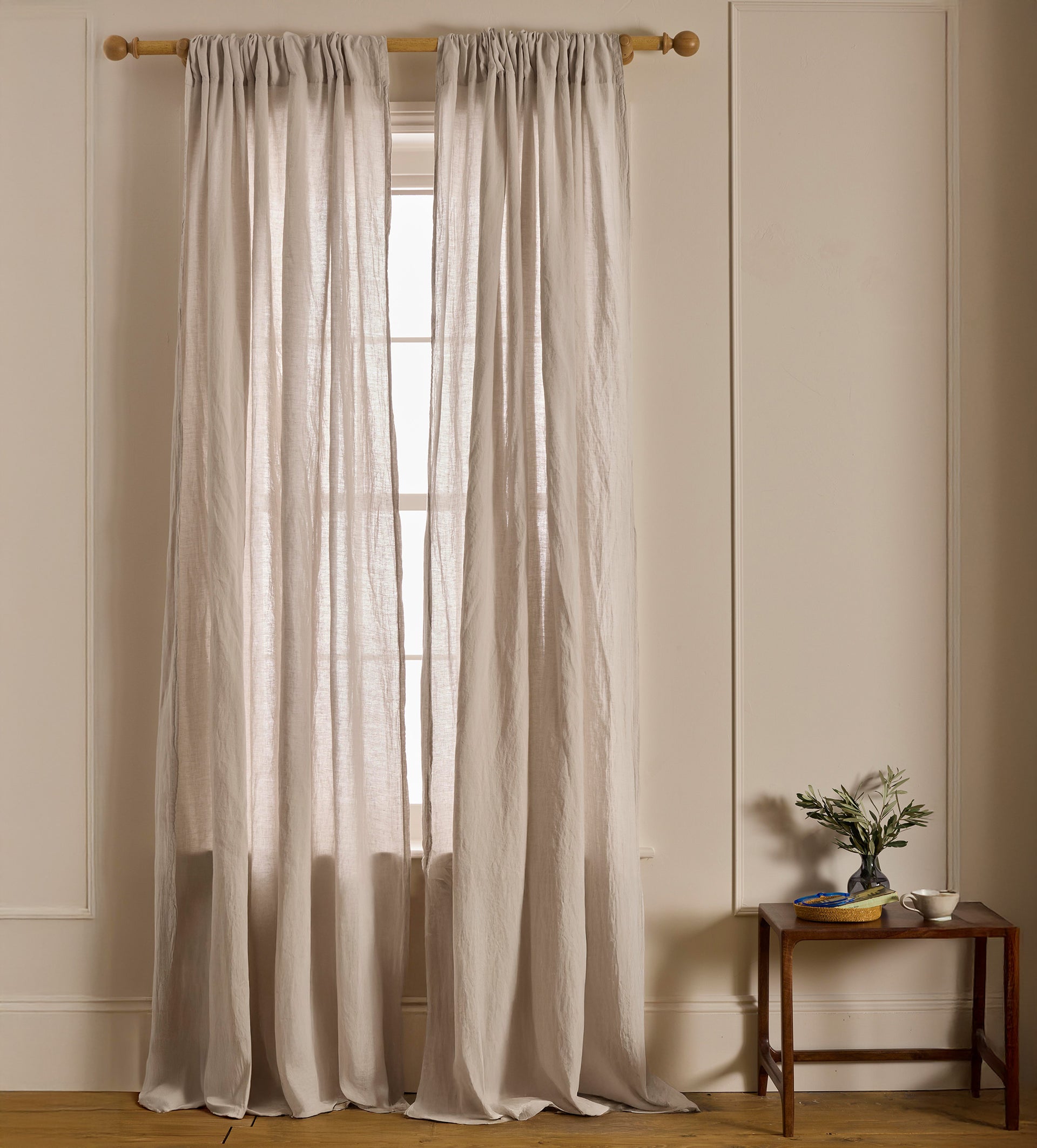 Pebble 100% Loop Top Curtain