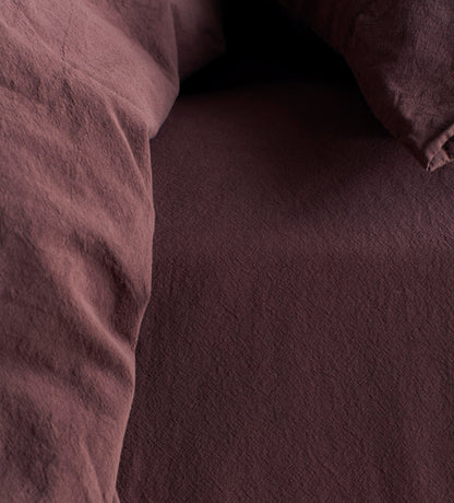 Plum Simply Organic Cotton Fitted Sheet