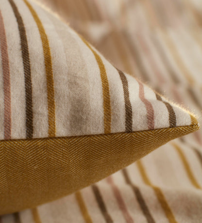 Polly Stripe Brushed 100% Organic Cotton Pillowcase