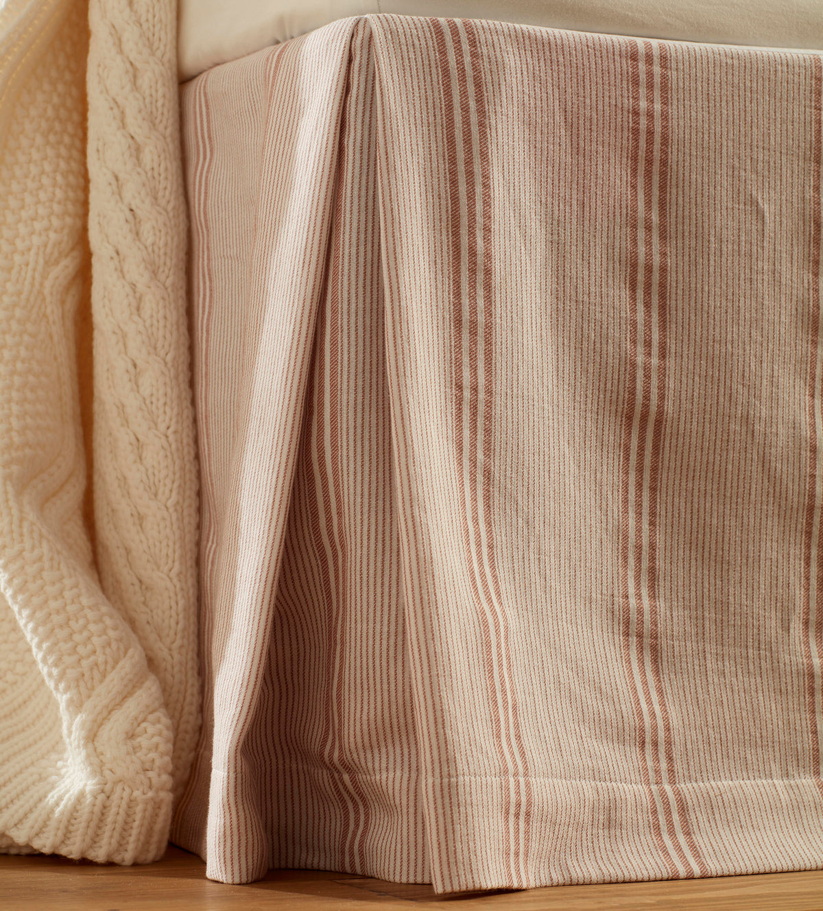 Rosewood Katie Stripe 100% Organic Cotton Valance
