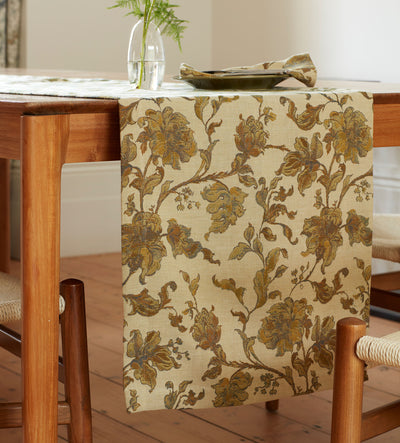 Rosie Floral Jacquard 100% Cotton Runner