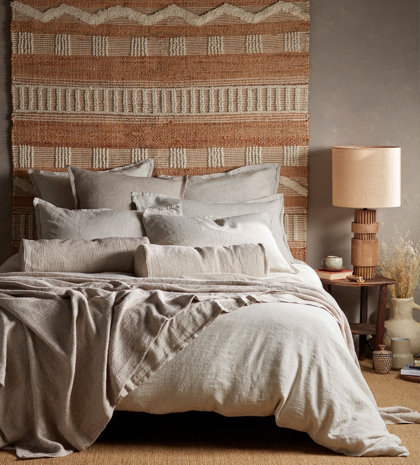 Natural Porto Cotton Linen Cushion Covers