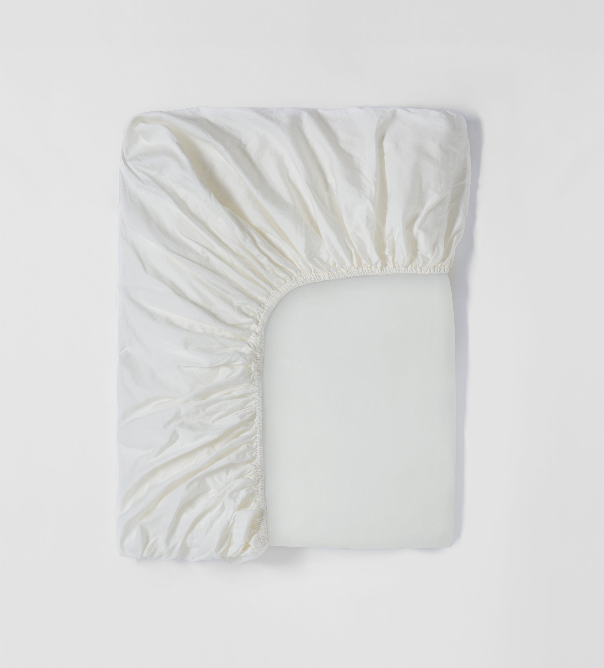 Cream Super Soft 100% Cotton Fitted Sheet