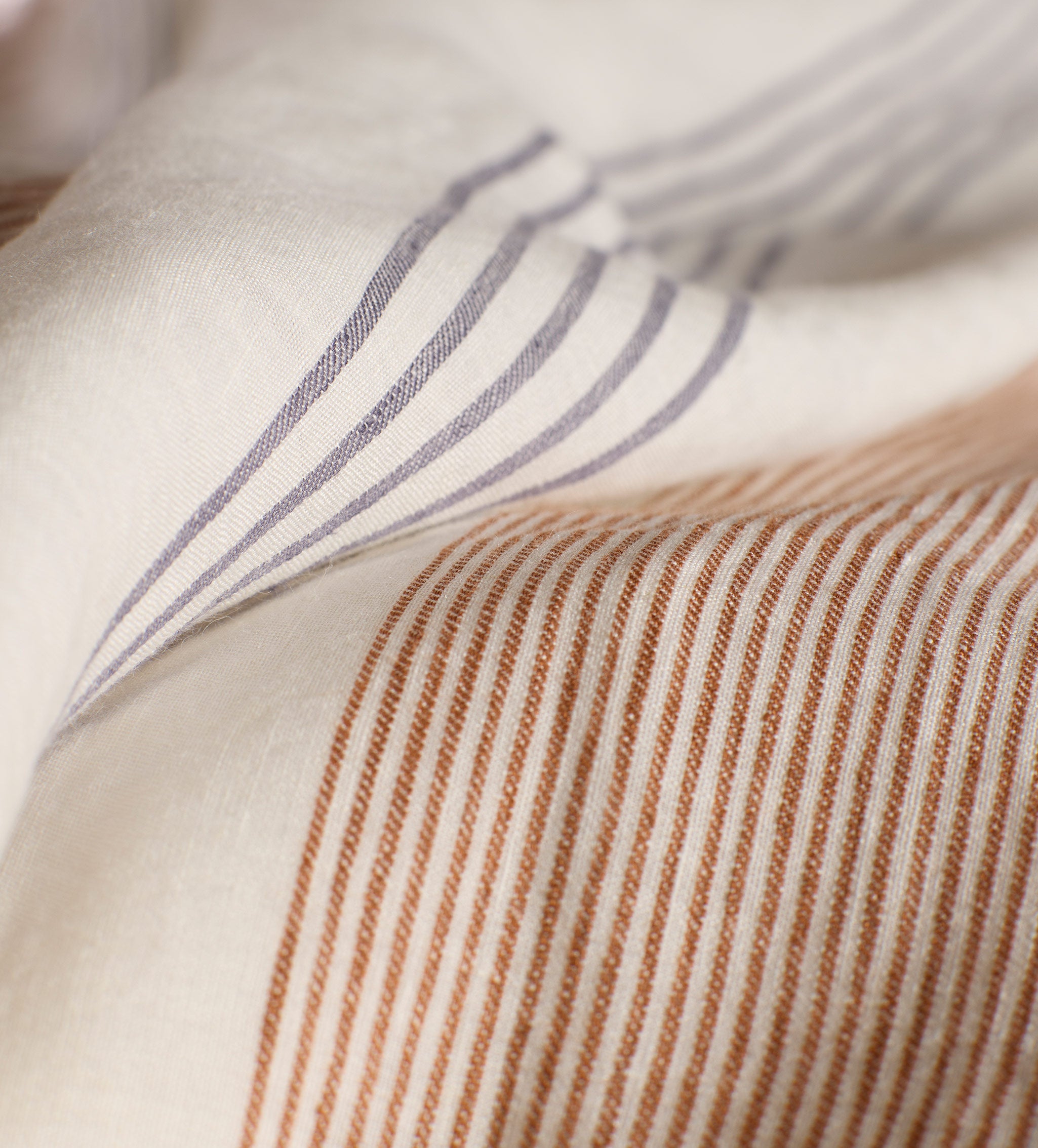Sienna Stripe 100% Linen Bed Linen