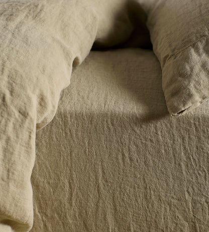 Soft Sage 100% Linen Bed Linen